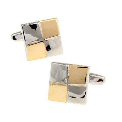 Two Tone Squares Cufflinks
