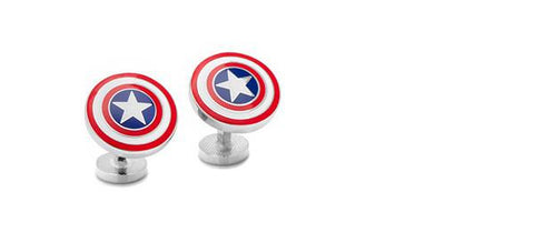 Cufflinks - Captain America Shield Cufflinks