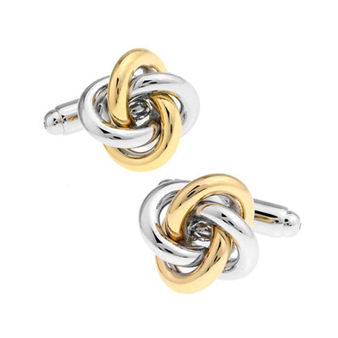 Love Me Knot - Gold Cufflinks