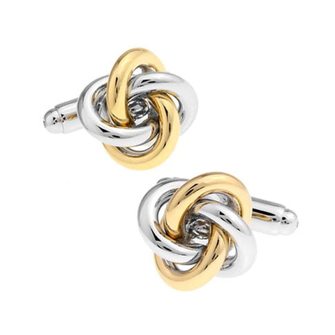 Love Me Knot - Gold Cufflinks