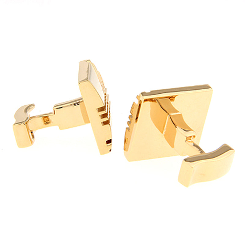 vuitton gold cufflinks