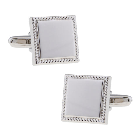 Silver Frame Cufflinks