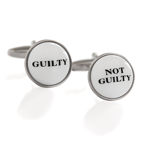 Guilty / Not Guilty Cufflinks