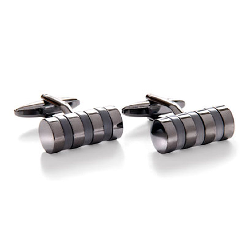 Gunmetal & Grey Cufflinks