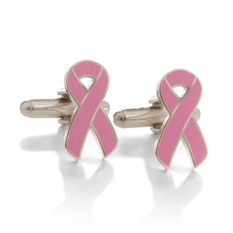 Pink Ribbon Cufflinks