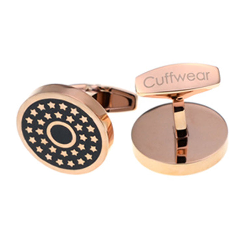Surrounded by Stars - Rose Gold Cufflinks