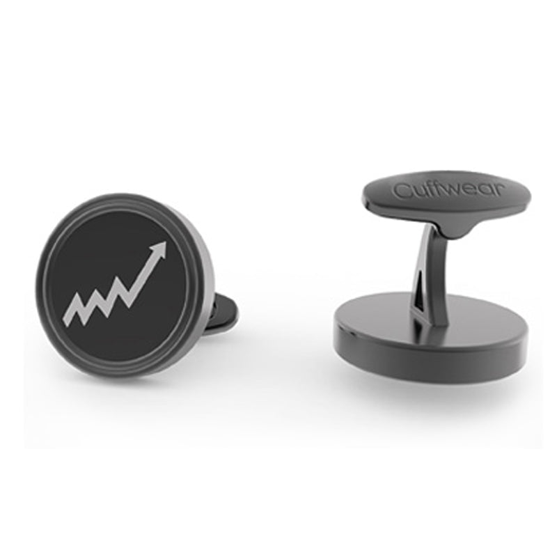 Breakout - Black Cufflinks