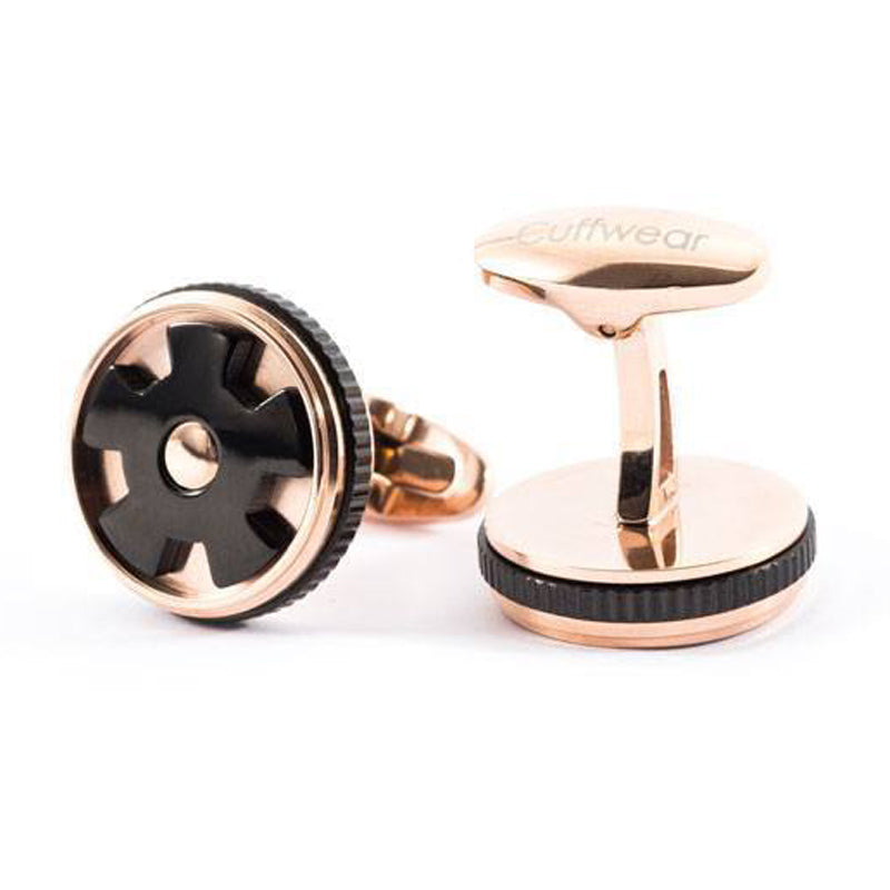 Geared Up - Rose Gold and Black