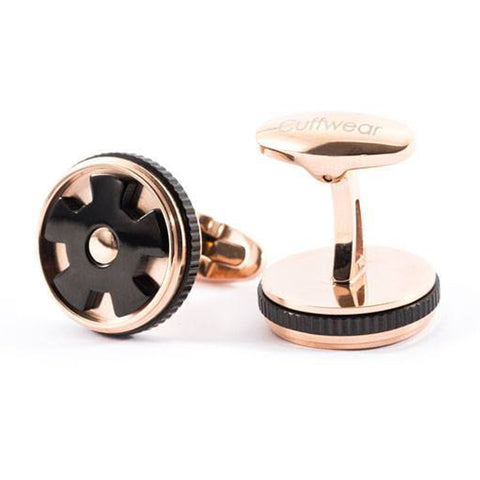 Geared Up - Rose Gold and Black
