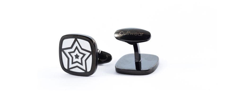 Cufflinks - Rising Star - Black