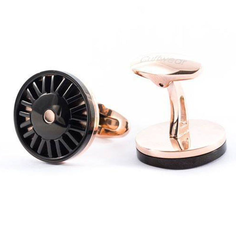 Turn The Wheel - Rose Gold and Black