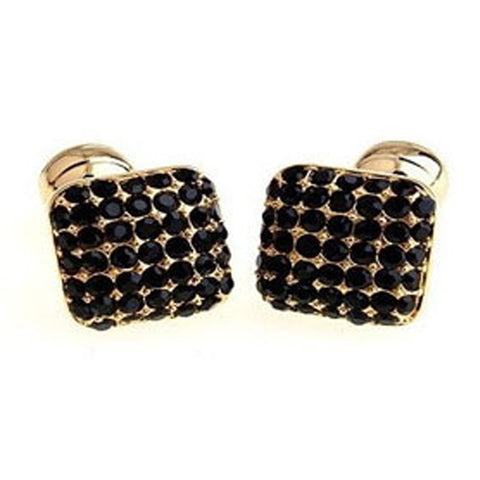 Luxe Link Cufflinks - Gold and Black